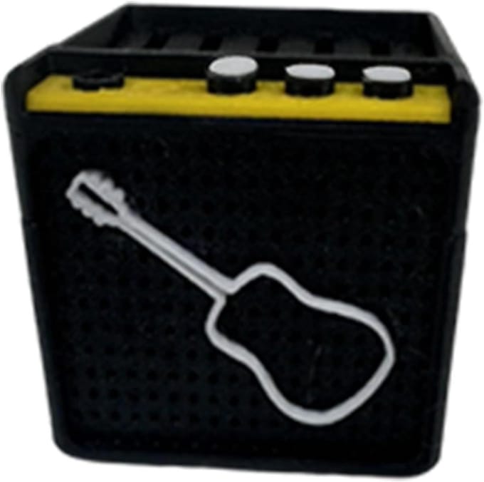 Gitaar Plectrum Houder - Pick Display Frame - Plectrums Presenteren - Elegante Hars Constructie - 5x5x5 cm - Meerkleurig