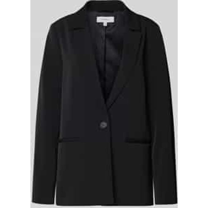 Relaxed fit blazer met reverskraag