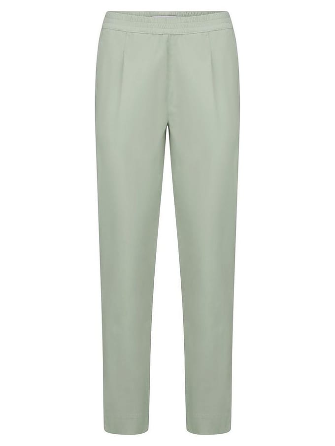 Slim Fit-7/8-broek Van Peter Hahn groen