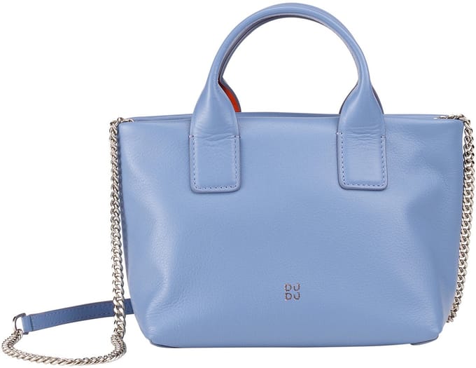 DuDu - Mini Schoudertas - Leren Handtas - Goudkleurige Accenten