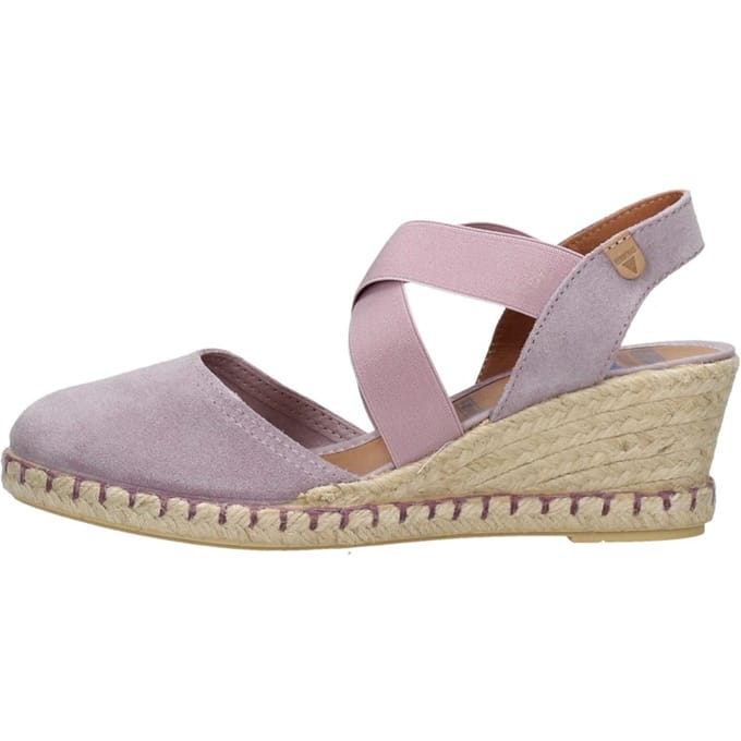 Verbenas Mila Sandalen Touwzool - Lila - Maat 38