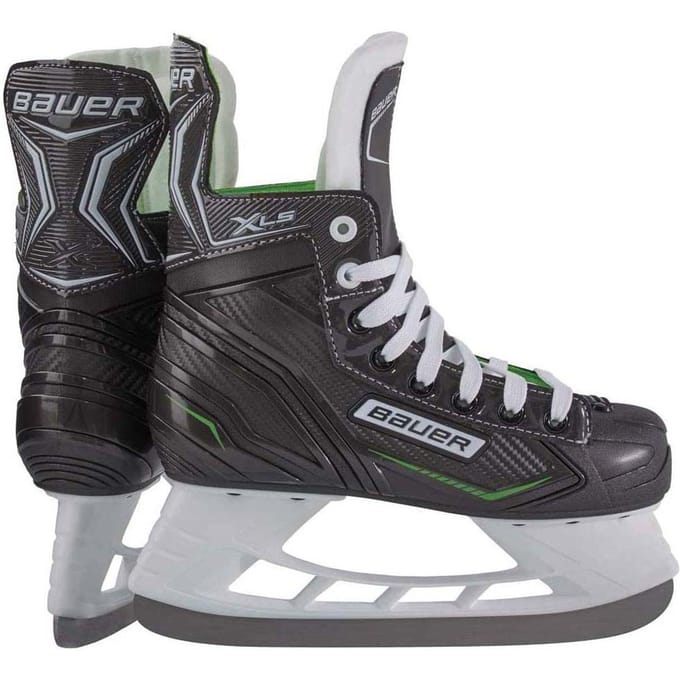 Bauer Ijshockeyschaatsen X-ls Junior Tpr/rvs Zwart/groen Mt 35