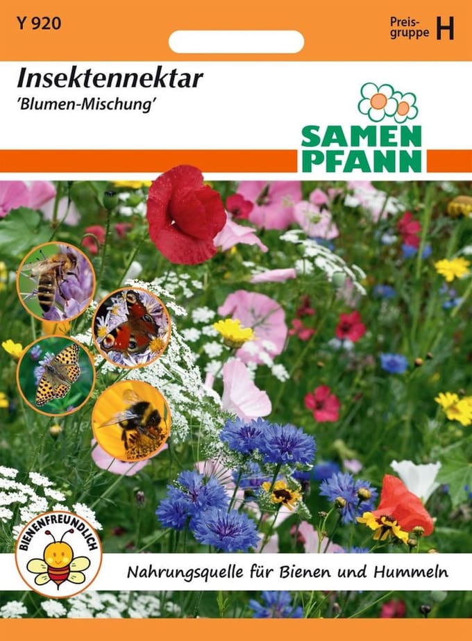 Bloemenmix, insectennectar - bloemenmix, bloemzaden, zaden
