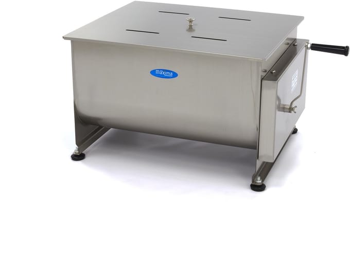 Vleesmenger - 60 L - 55 Kg Vlees - Dubbele As - Handmatig