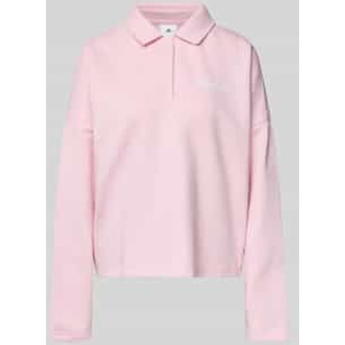 Adidas Essentials Linear Fleece Polo Sweatshirt Roze XS Vrouw