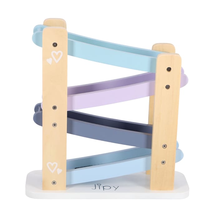 Jipy Houten Autobaan Paars/Blauw