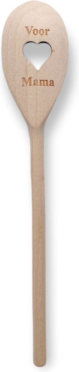 Moederdag Cadeau - Mama - Houten Lepel - Hartje - 29 x 5,5 cm