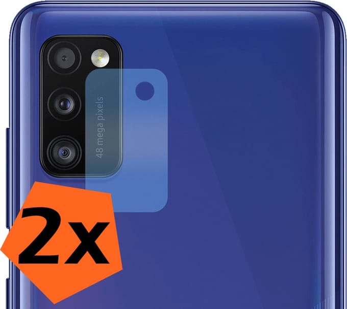 Camera Lens Protector - 2 Stuks - Geschikt voor Samsung Galaxy A41 - Camera Screenprotector - Gehard Glas - Beschermglas - Tempered Glass - Screen Protector