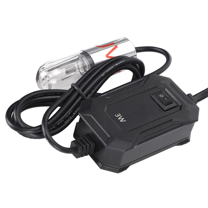 Aquarium UV Licht Ultraviolet Licht Vissenkom Vijver Reinigingslicht Lamp black