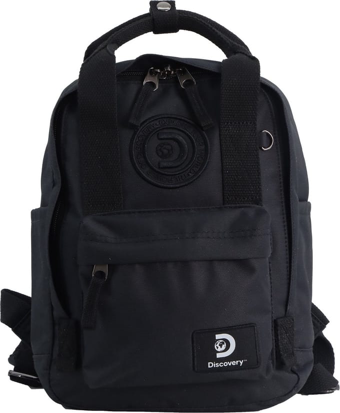 Discovery Cave kleine Rugzak | Schooltas | Handtas Zwart - Zwart