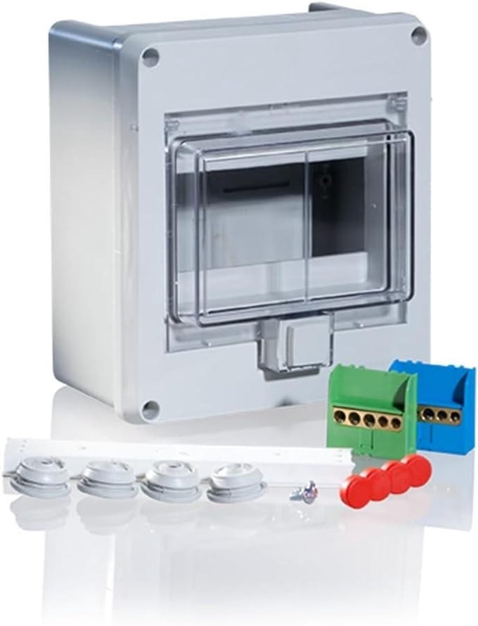 Verdeelkast - Groepenkast - Installatie - Spatwaterdicht - 6 modules - Grijs