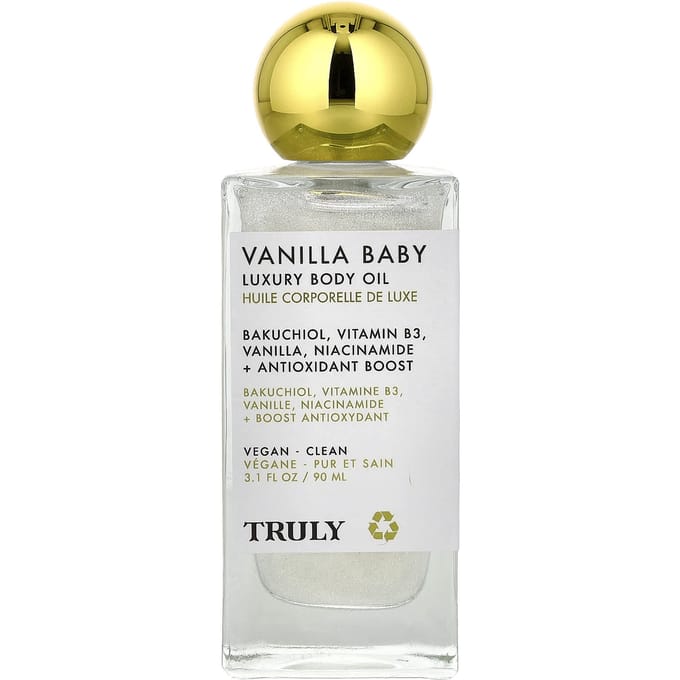 Echt Schoonheid, Vanille Baby Luxe Lichaamsolie, 90ml (3,1 fl oz) white