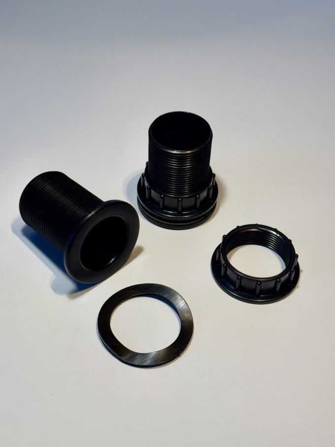 Tankdoorvoer hottub set van 2 45 mm