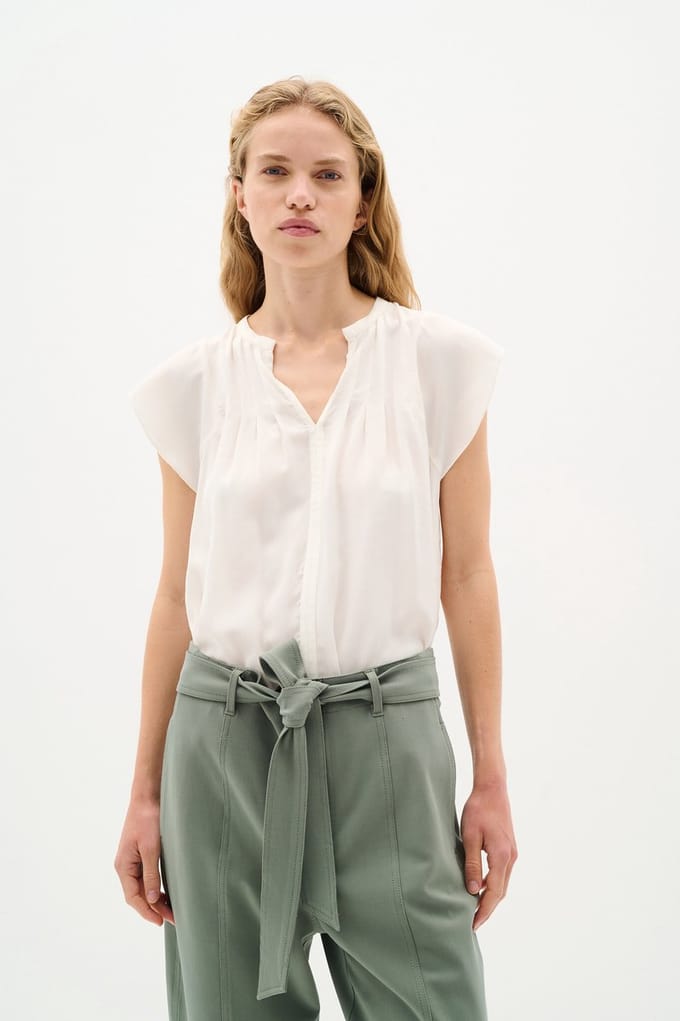 INWEAR Cidenzaiw Top Tops & T-shirts Dames - Shirt - Wit - Maat 34