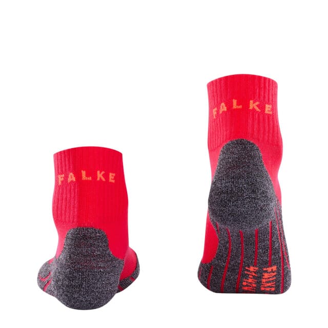 FALKE TK2 Cool Short anti-blaar dik lyocell functioneel materiaal wandelsokken dames rood - maat 41-42