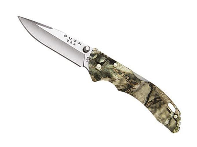 Buck zakmes Bantam BBW Mossy Oak Country Camo clampack