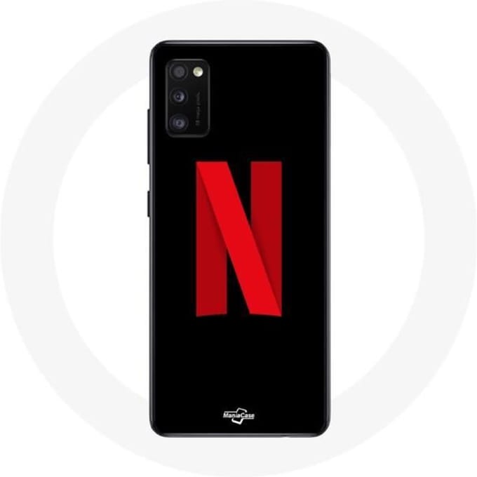 Case voor Samsung galaxy S20 Netflix Logo rood zwarte achtergrond
