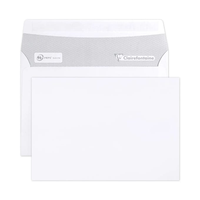 Zelfklevende envelop Clairefontaine 90 g (x500)