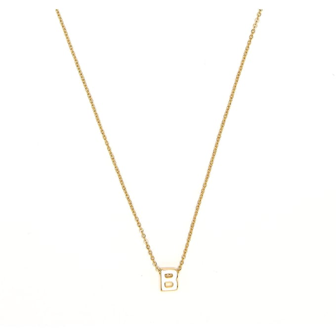 Luxenter Ketting met 18-karaats geelgouden afwerking - Alphabet