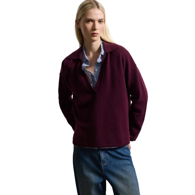 Pullover in zuivere wol dames Stefanel Regular Fit