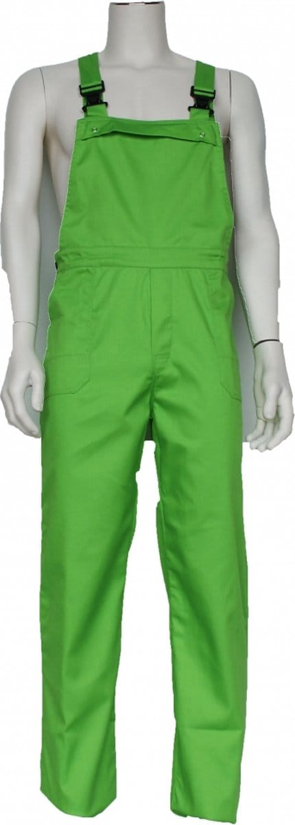 Top Rock Tuinoverall volw TB6535-009 poly/katoen - Lime - 62