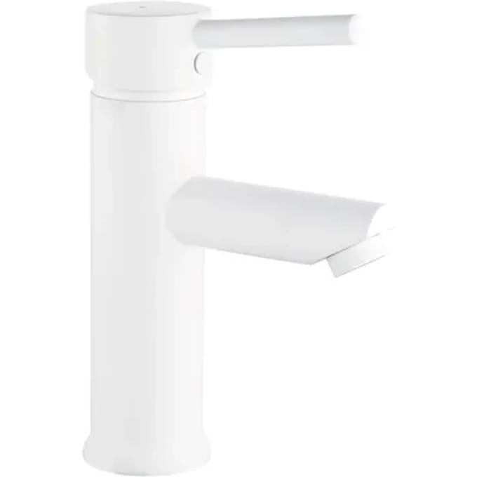 Essebagno Wastafelmengkraan Deco - Lage Uitloop - Mat Wit - 18,9cm
