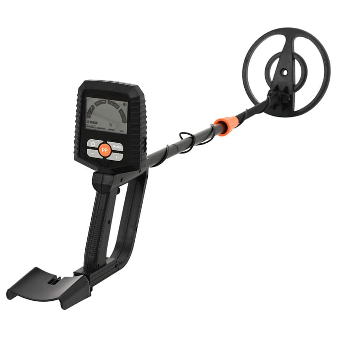 vidaXL - Metaaldetector - met - LCD-display - 3 - modellen - 19 - cm - spoel - Zwart