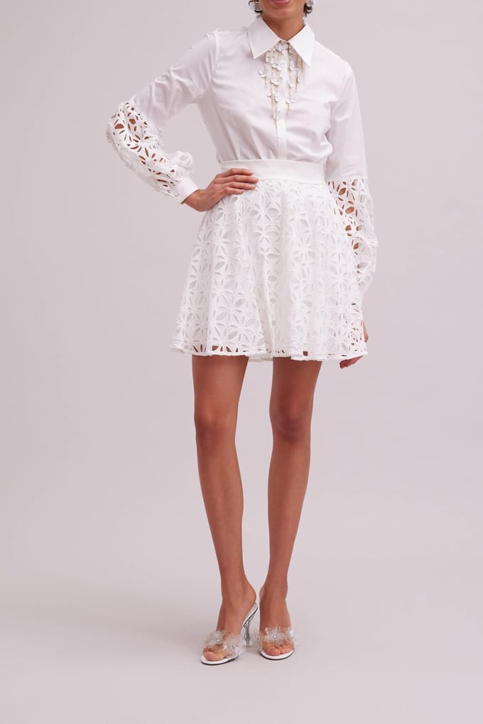 Anne Fontaine Var White Taglia: 44 | Minigonne Outlet | Donna | Bianco