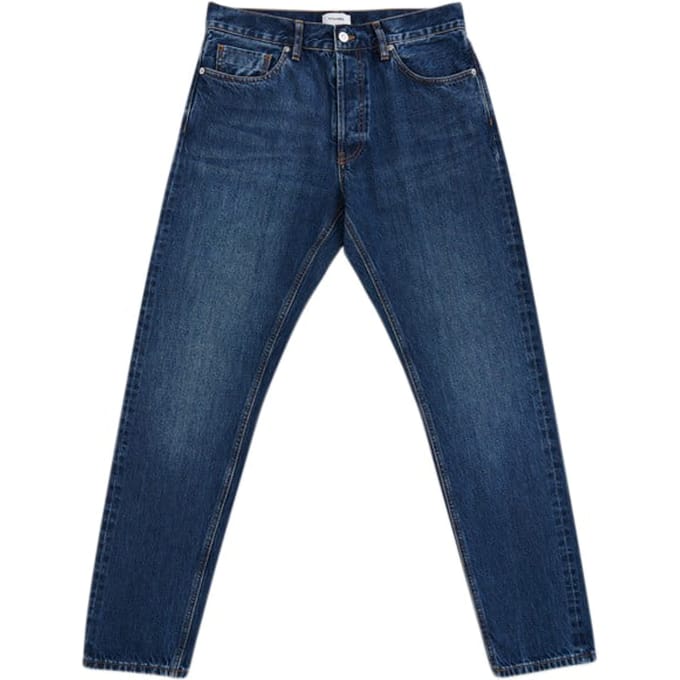 No Label Austin Selvedge Denim Cotton Mid Blue Maat: W29L32 | Slim Jeans Outlet | Heren | Blauw