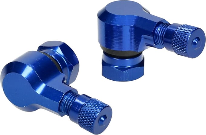 Mezoly ventielen set CNC haaks blauw