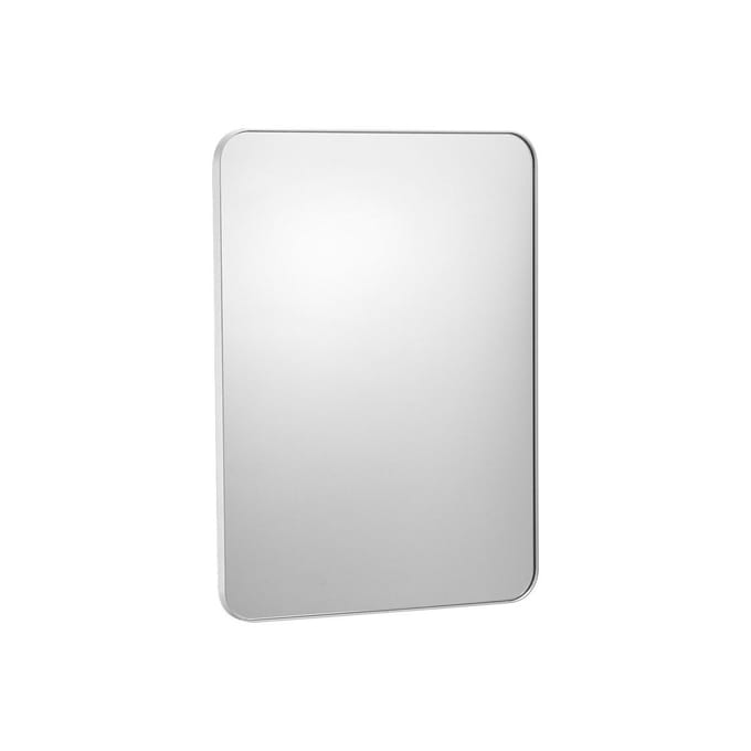 Miroir Mural Carré 22  x 30  avec Cadre en Alliage d'Aluminium