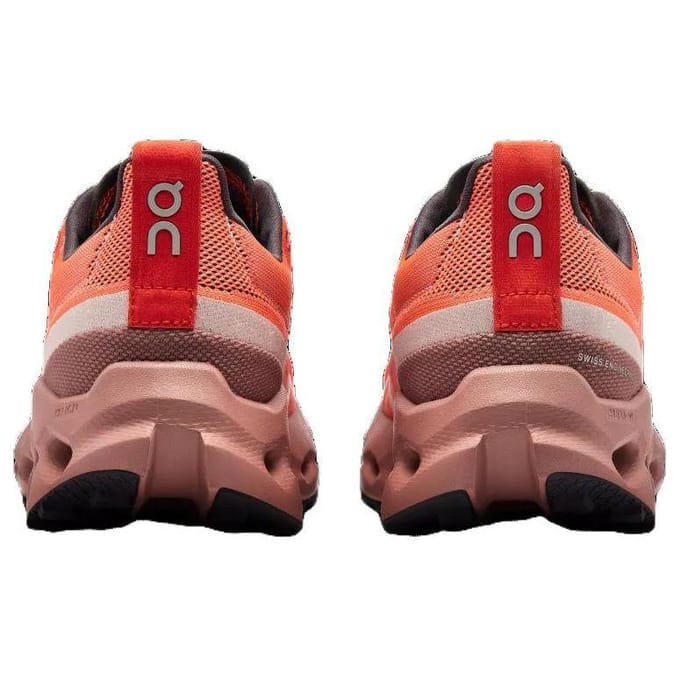 ON Cloudsurfer Trail Flame Dustrose Dames Sneakers Rood 3WE10102150 40.5 red