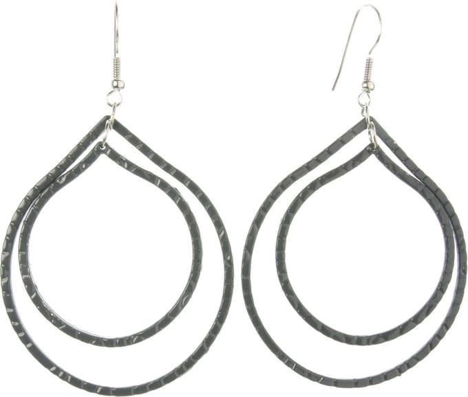 Behave - Oorhangers - Oranje motief - Boho chic - Zomerstijl - 8 cm