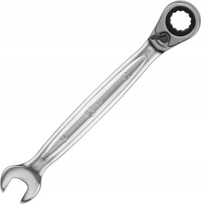 Condor Ringsleutel met Ratel 12mm - Chroom-Vanadium Staal