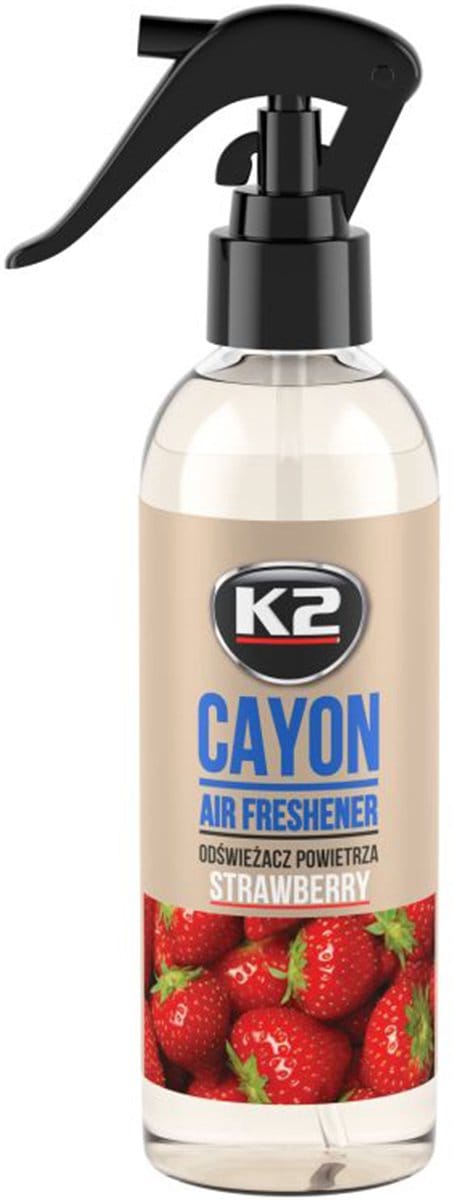 K2 Cayon - Luchtverfrisser - Aardbei - 250ml - Intensieve Geur