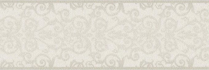 BAROK BEHANGRAND - Grijs Metallic Wit - AS Creation Only Borders