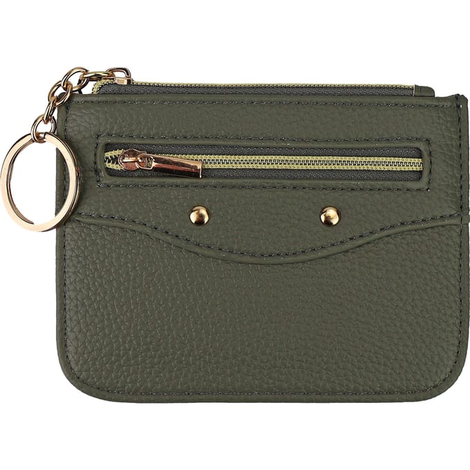 Dames Faux Leather Kaart Houder Slanke Portemonnee Meerdere Kaartsleuven Compact Ontwerp