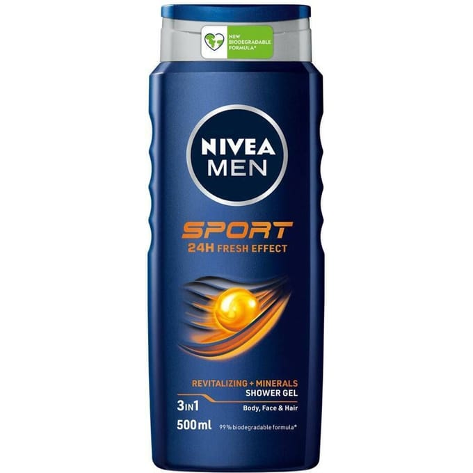 Nivea Men Sport 24h Fresh Effect 3-in-1 Douchegel 500 Gel