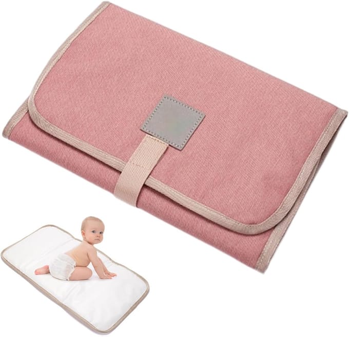 Draagbare Aankleedmat voor Baby's - Waterdicht, Wasbaar en Comfortabel Verschoningskussen Onderweg