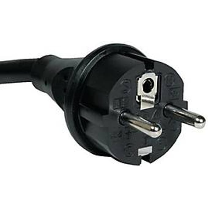 Aansluitkabel H07RN-F 3x1,5 mm2 5m m.b.v. centrale stekker zwart