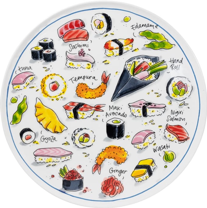 Blond Amsterdam, Sushi: serveerschaal 31 cm