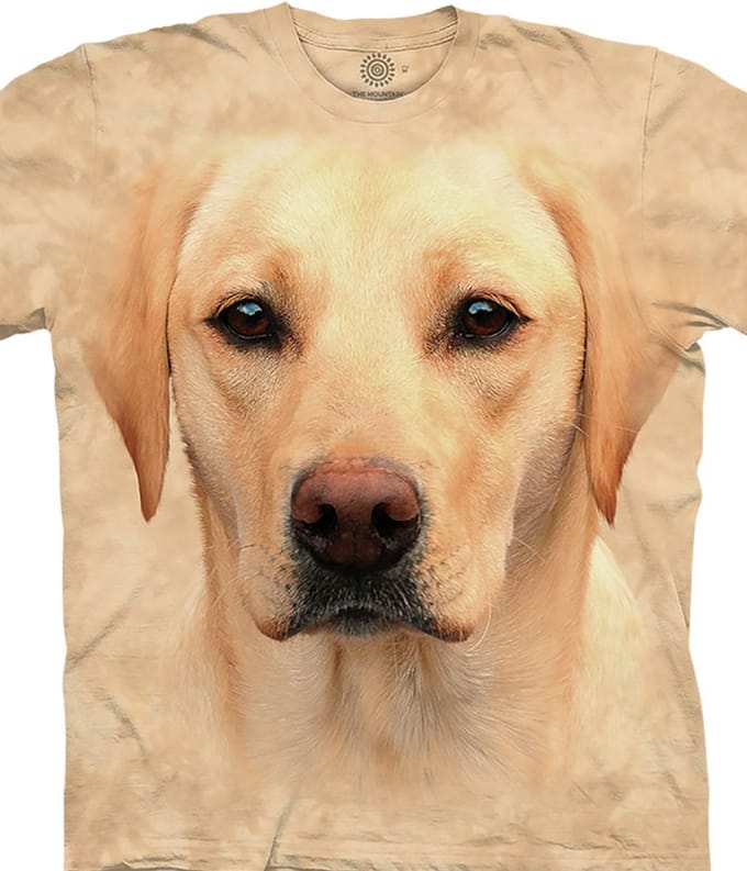 T-shirt Yellow Lab Portrait 3XL