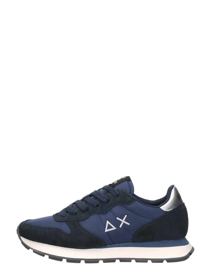 Sun68 Ally Solid Nylon Sneakers - Dames - Blauw - Maat 38
