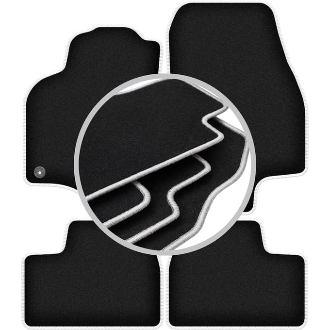CARLUX-SILVER automatten voor: Opel Astra G cabrio, Coupé, bertone (1998-2009)