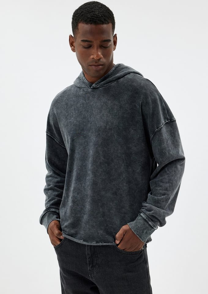 Capuchon kraag Wasbaar Sweatshirt