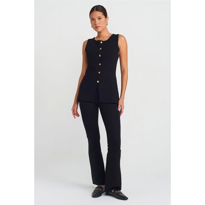 Hoge Taille Flared Leggings