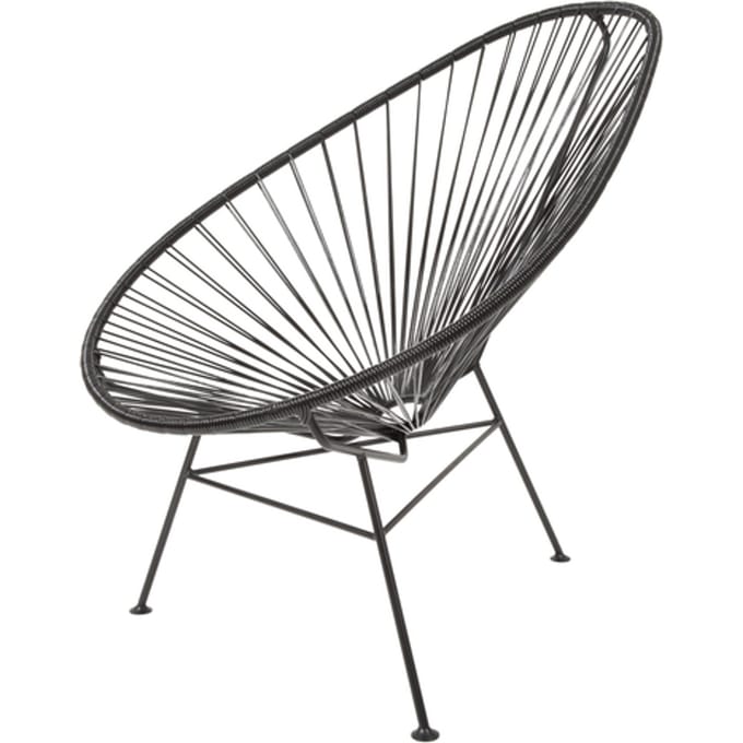 AcapulcoDesign - Chaise Acapulco Classic - Noir - zwart