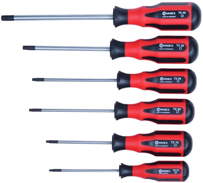 Connex COX312996 6-delige TX Schroevendraaierset 2com