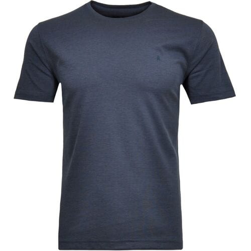 Ragman T-Shirt Softknit Round Neck Dark Azure / male