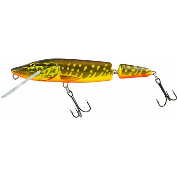 Salmo pike jointed floating - 11 cm - hot pike